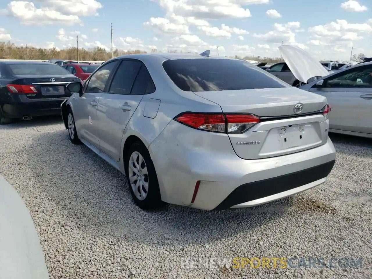 3 Photograph of a damaged car 5YFEPMAE2MP158371 TOYOTA COROLLA 2021