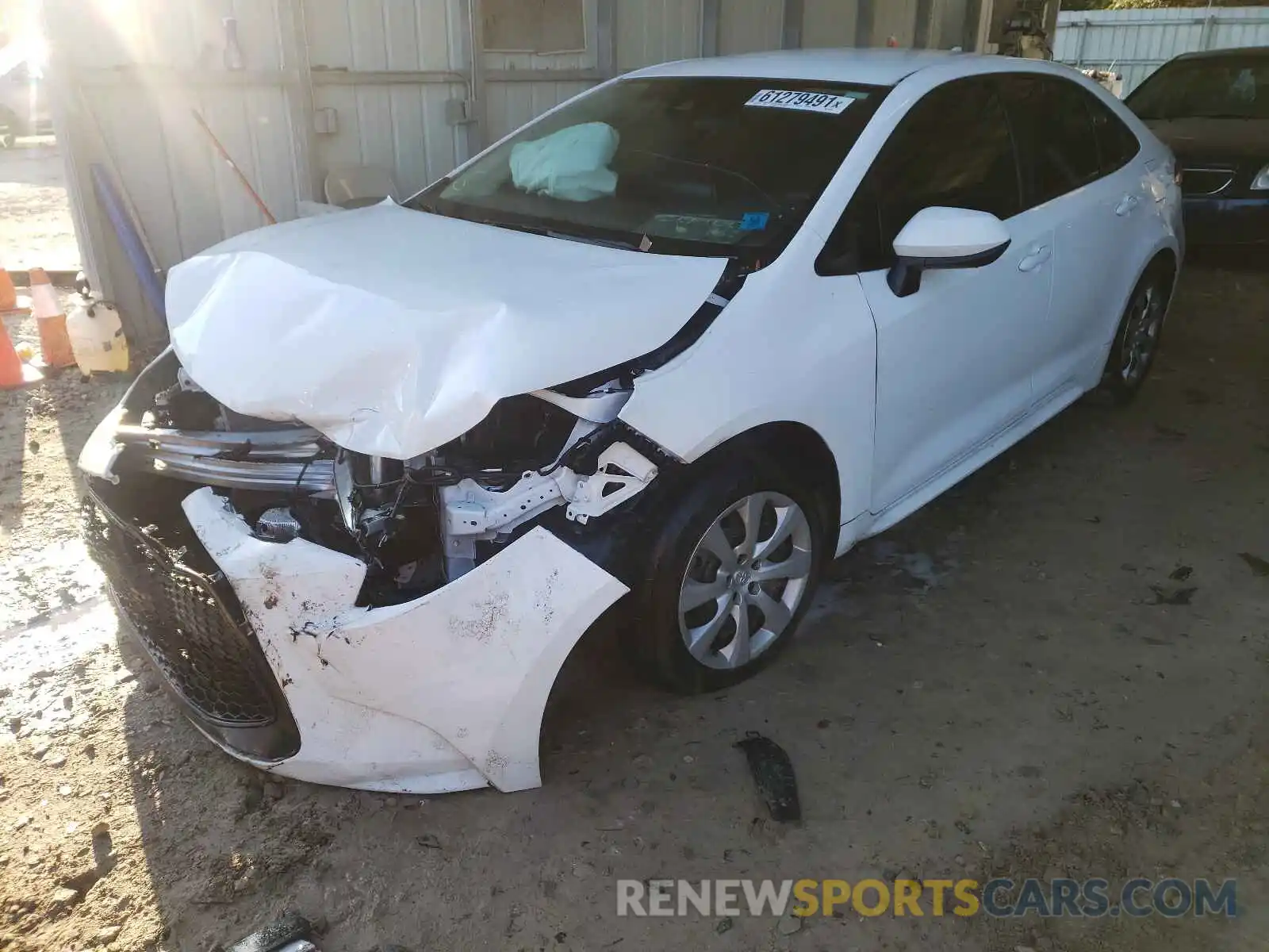 2 Photograph of a damaged car 5YFEPMAE2MP158385 TOYOTA COROLLA 2021