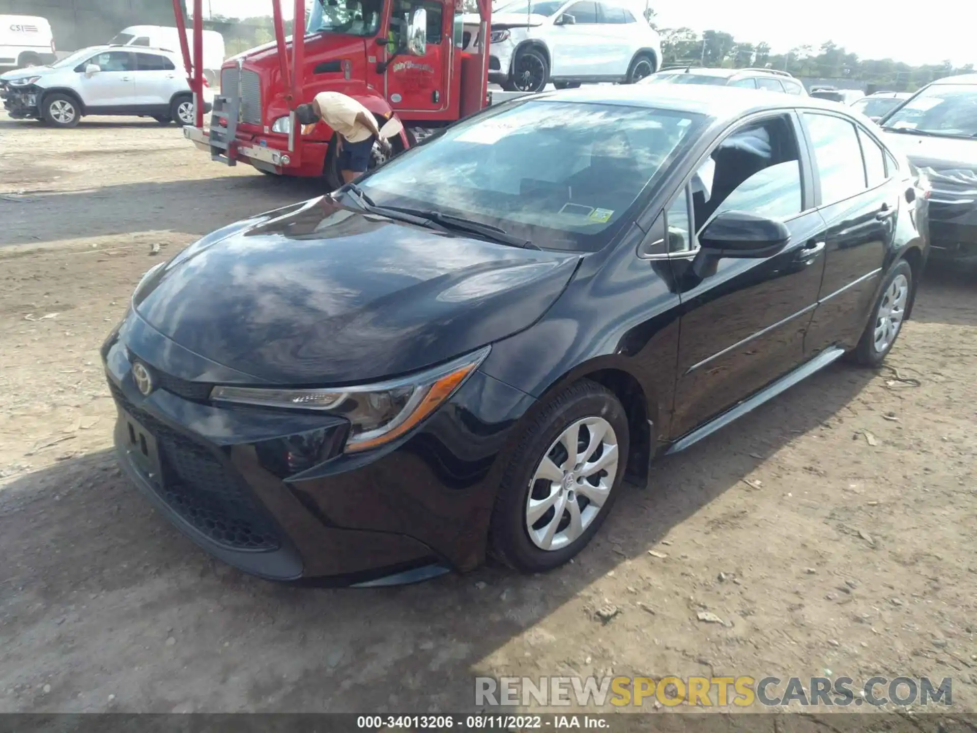 2 Photograph of a damaged car 5YFEPMAE2MP159035 TOYOTA COROLLA 2021