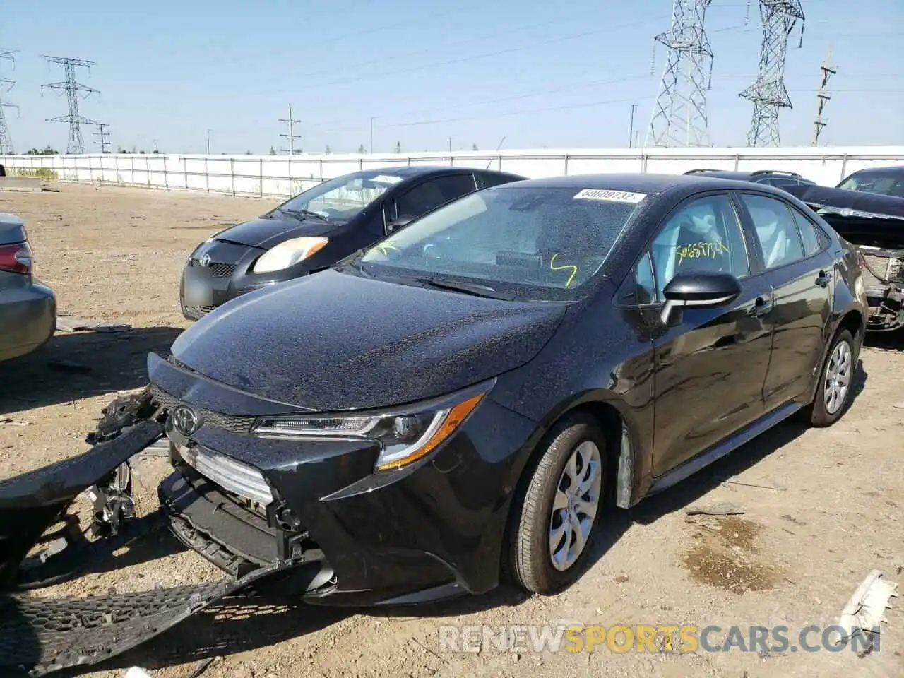 2 Photograph of a damaged car 5YFEPMAE2MP159102 TOYOTA COROLLA 2021