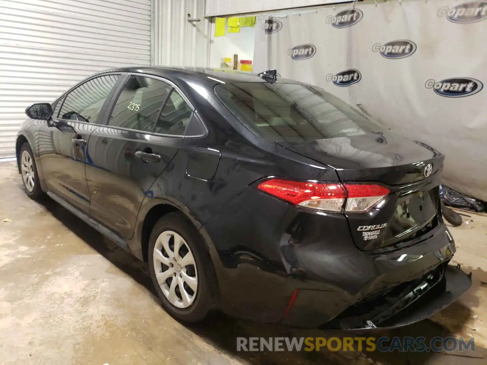 3 Photograph of a damaged car 5YFEPMAE2MP159603 TOYOTA COROLLA 2021