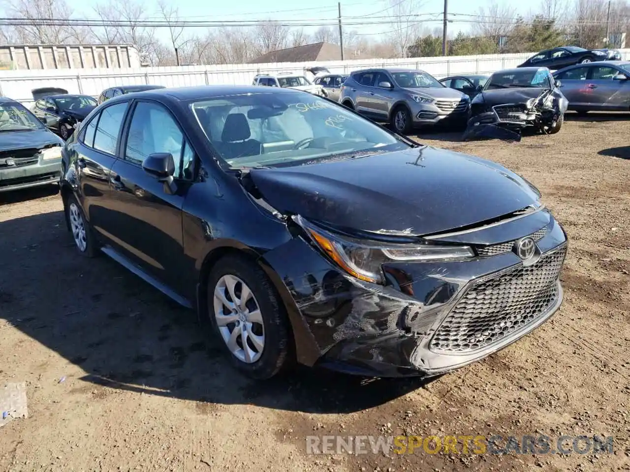 1 Photograph of a damaged car 5YFEPMAE2MP159617 TOYOTA COROLLA 2021