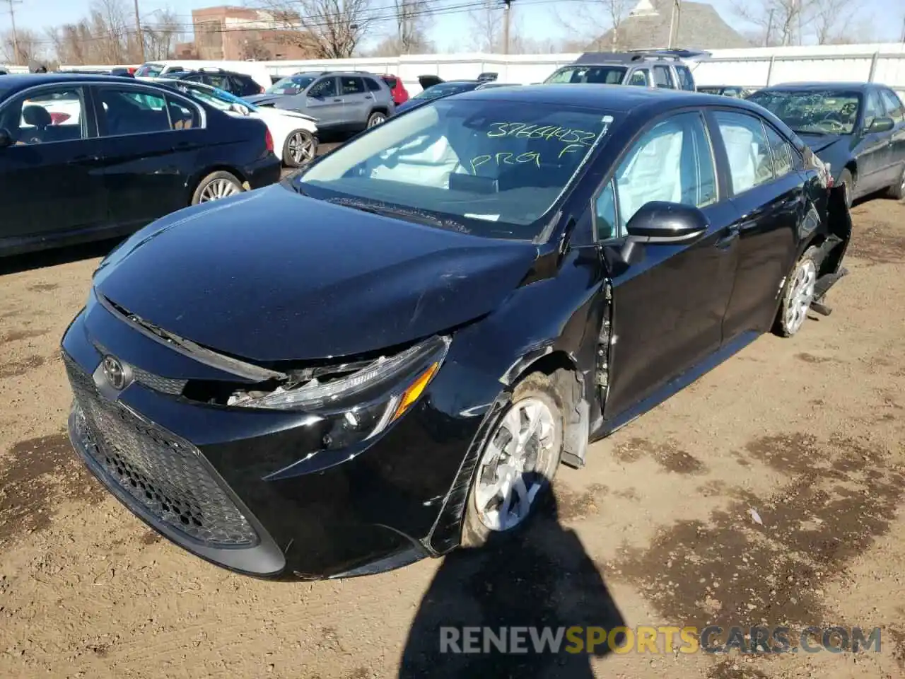 2 Photograph of a damaged car 5YFEPMAE2MP159617 TOYOTA COROLLA 2021