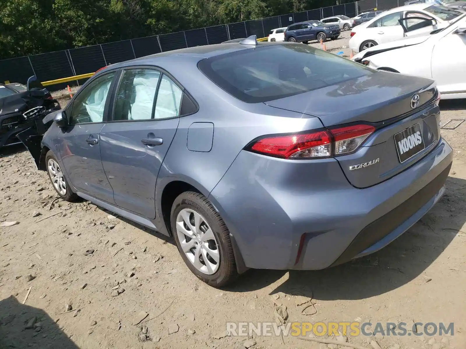 3 Photograph of a damaged car 5YFEPMAE2MP159701 TOYOTA COROLLA 2021