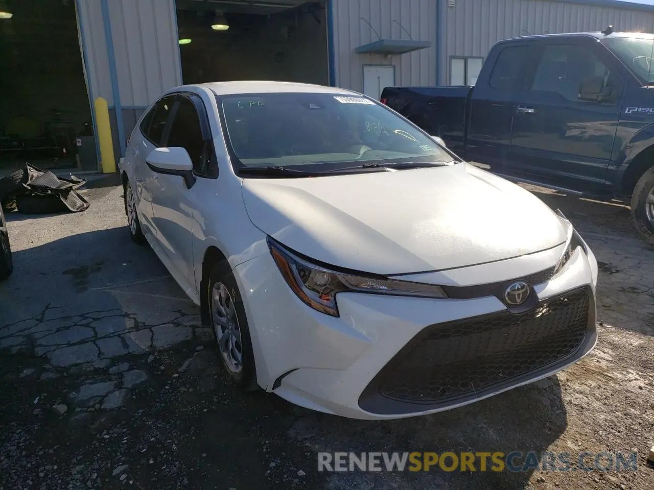 1 Photograph of a damaged car 5YFEPMAE2MP159794 TOYOTA COROLLA 2021