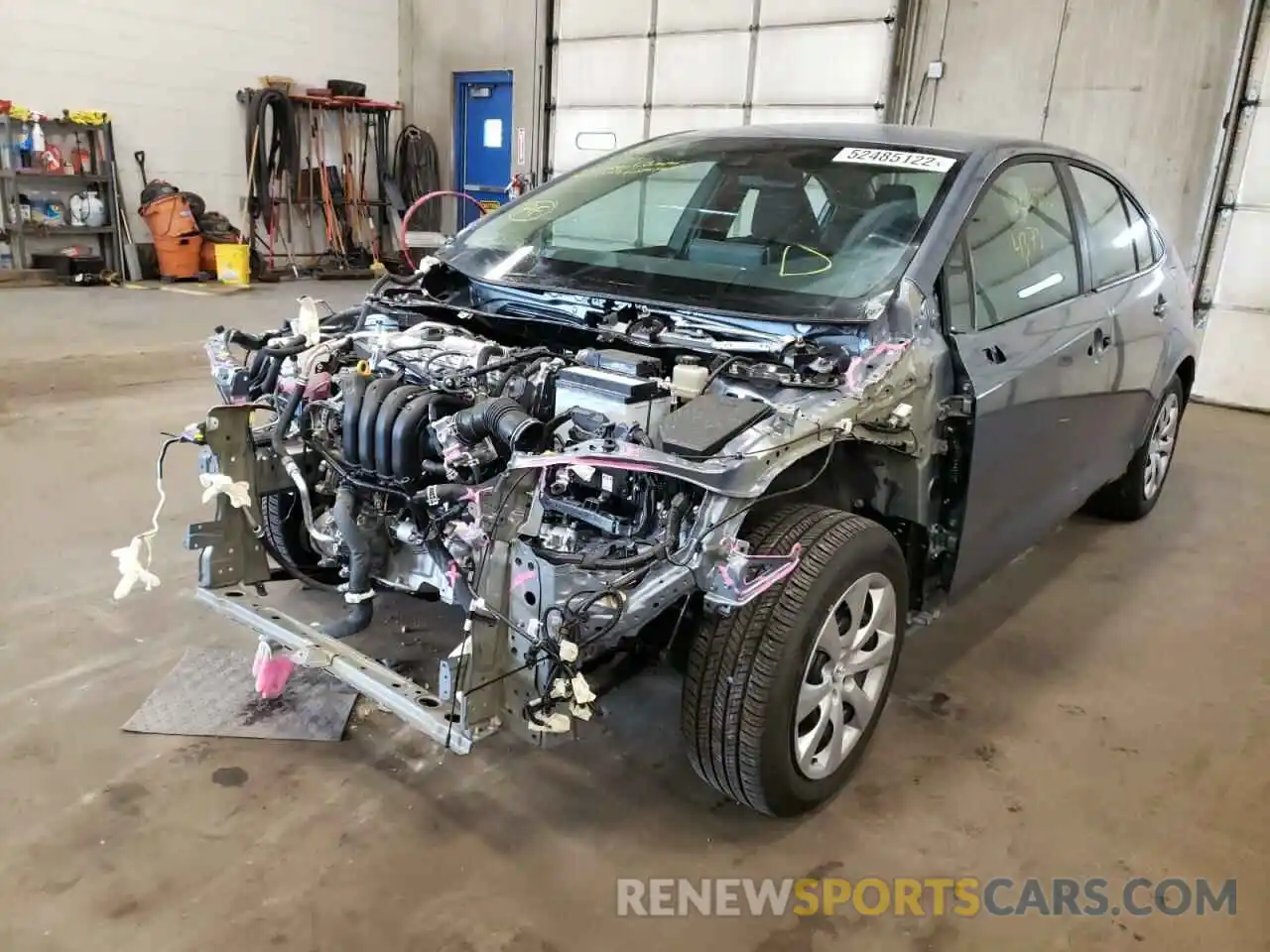 2 Photograph of a damaged car 5YFEPMAE2MP160430 TOYOTA COROLLA 2021