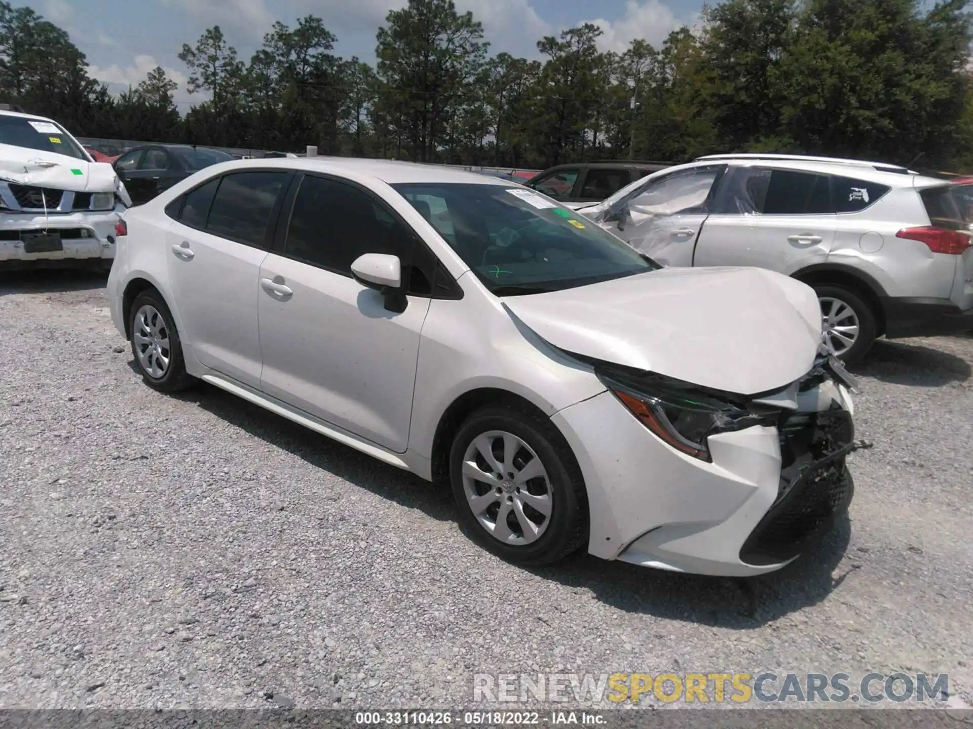 1 Photograph of a damaged car 5YFEPMAE2MP160685 TOYOTA COROLLA 2021