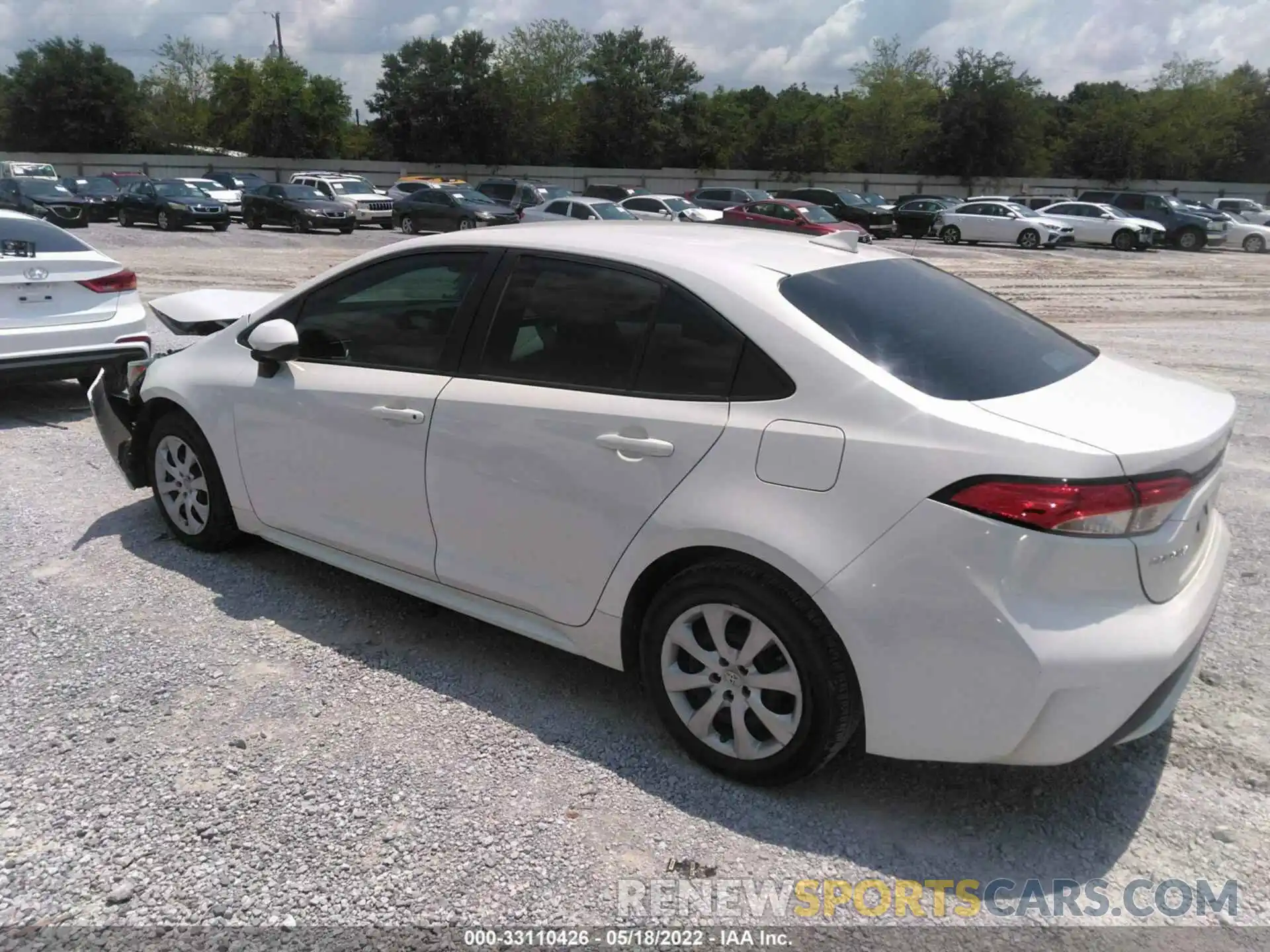 3 Photograph of a damaged car 5YFEPMAE2MP160685 TOYOTA COROLLA 2021