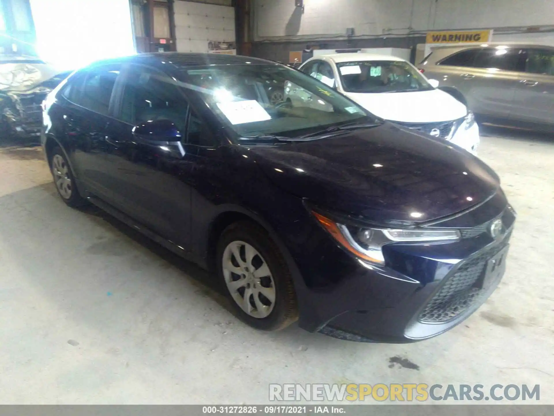 1 Photograph of a damaged car 5YFEPMAE2MP160976 TOYOTA COROLLA 2021