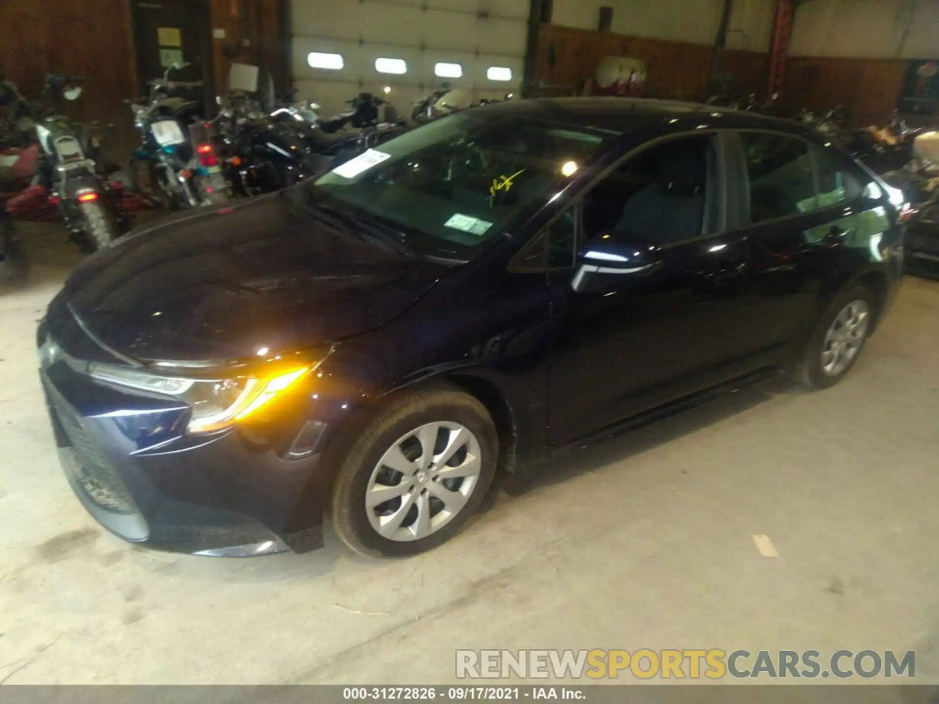 2 Photograph of a damaged car 5YFEPMAE2MP160976 TOYOTA COROLLA 2021