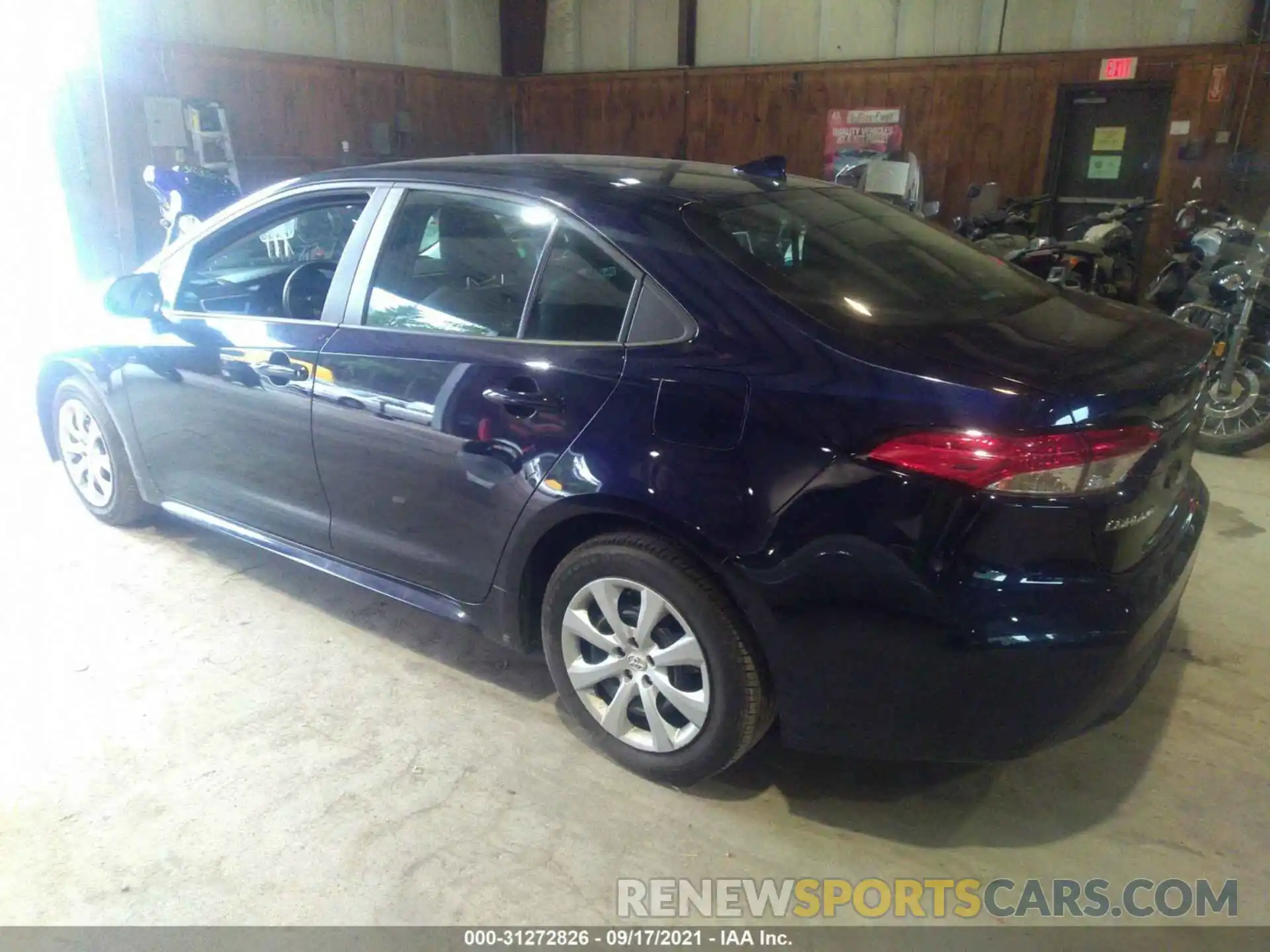 3 Photograph of a damaged car 5YFEPMAE2MP160976 TOYOTA COROLLA 2021