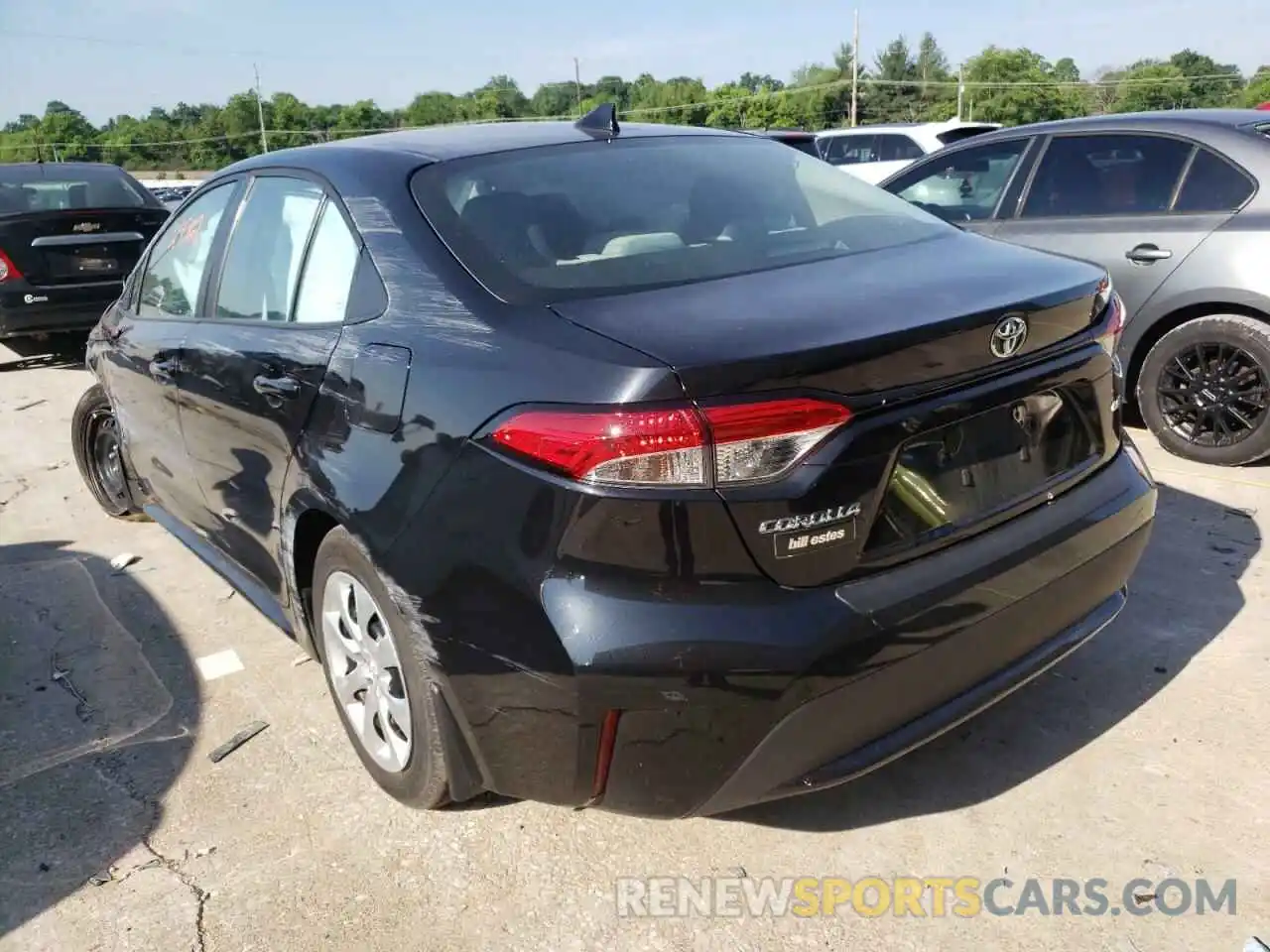 3 Photograph of a damaged car 5YFEPMAE2MP161674 TOYOTA COROLLA 2021