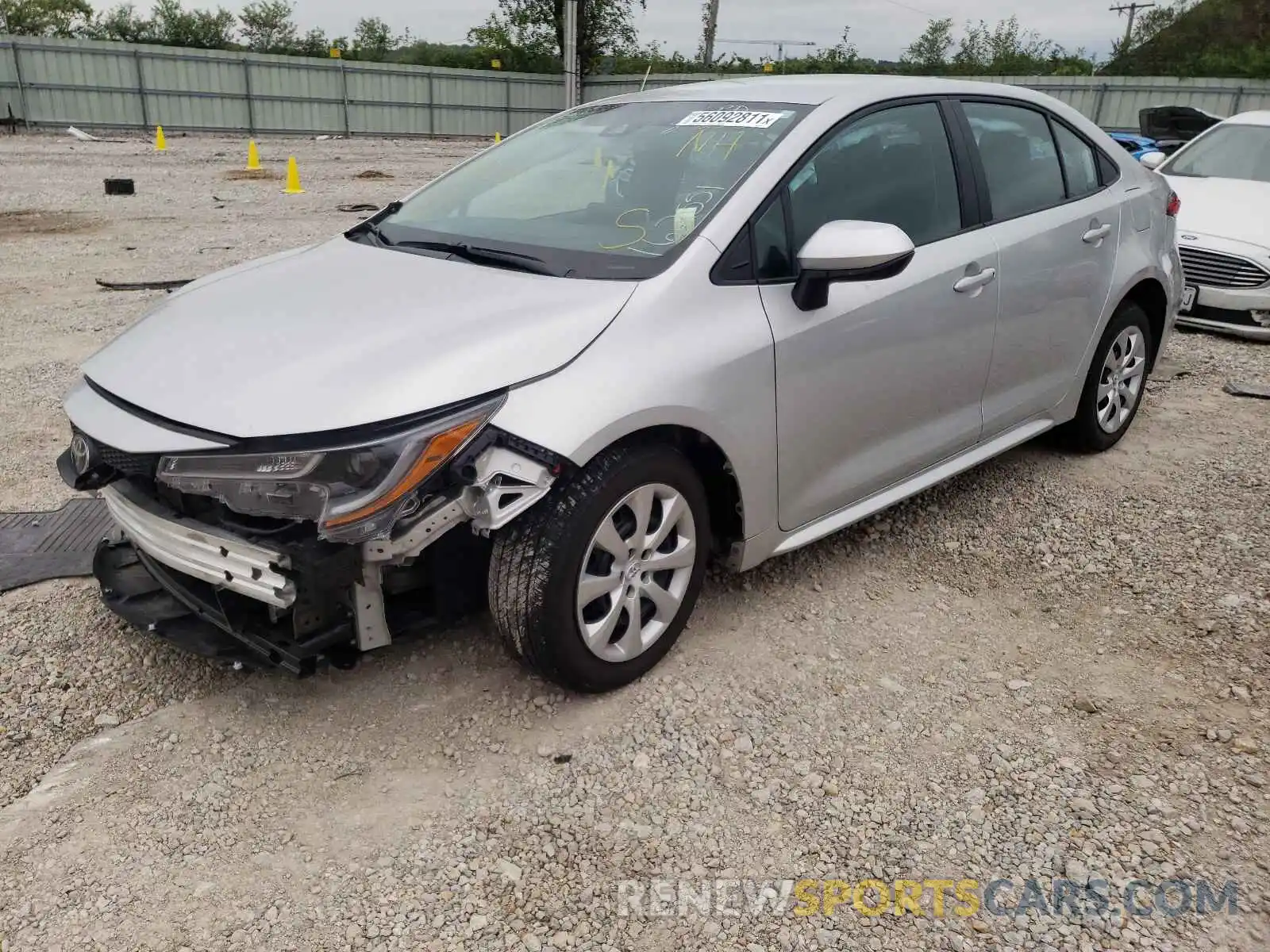 2 Photograph of a damaged car 5YFEPMAE2MP162551 TOYOTA COROLLA 2021