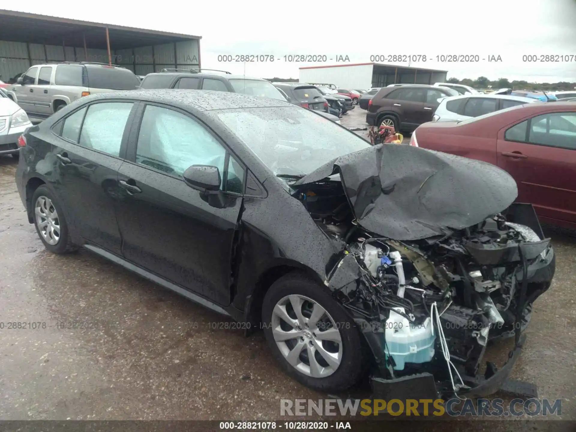 1 Photograph of a damaged car 5YFEPMAE2MP162811 TOYOTA COROLLA 2021