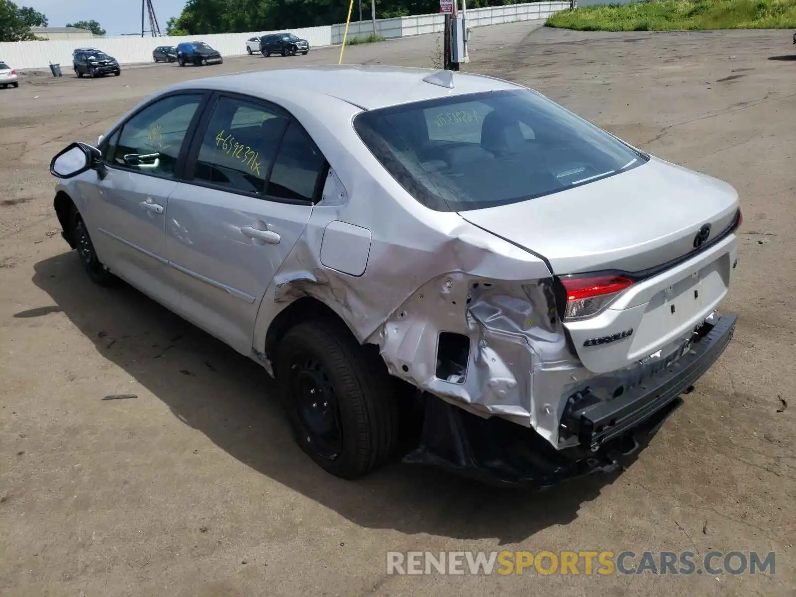 3 Photograph of a damaged car 5YFEPMAE2MP163408 TOYOTA COROLLA 2021