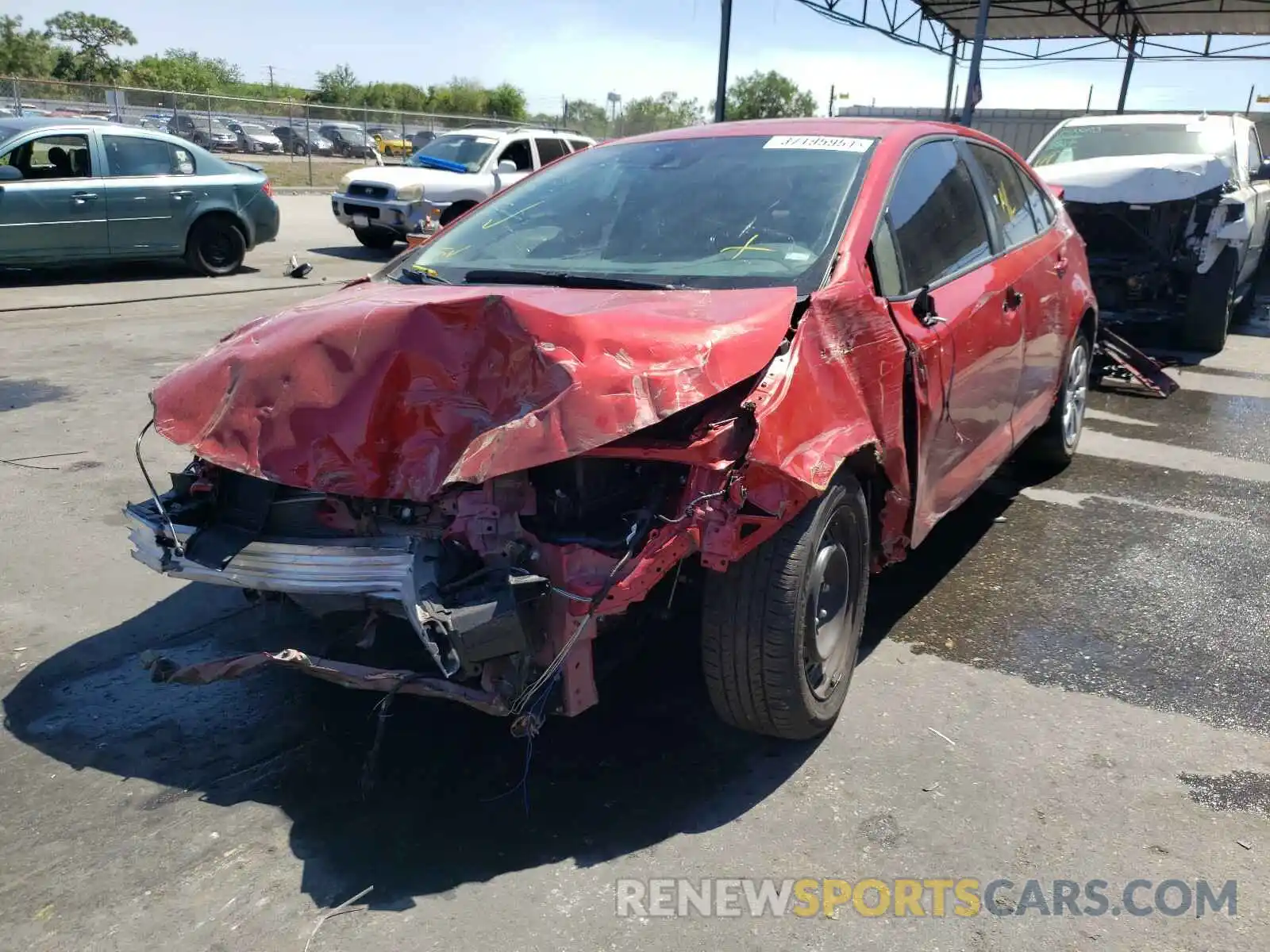 2 Photograph of a damaged car 5YFEPMAE2MP165062 TOYOTA COROLLA 2021