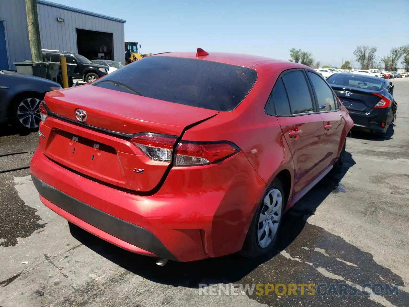 4 Photograph of a damaged car 5YFEPMAE2MP165062 TOYOTA COROLLA 2021