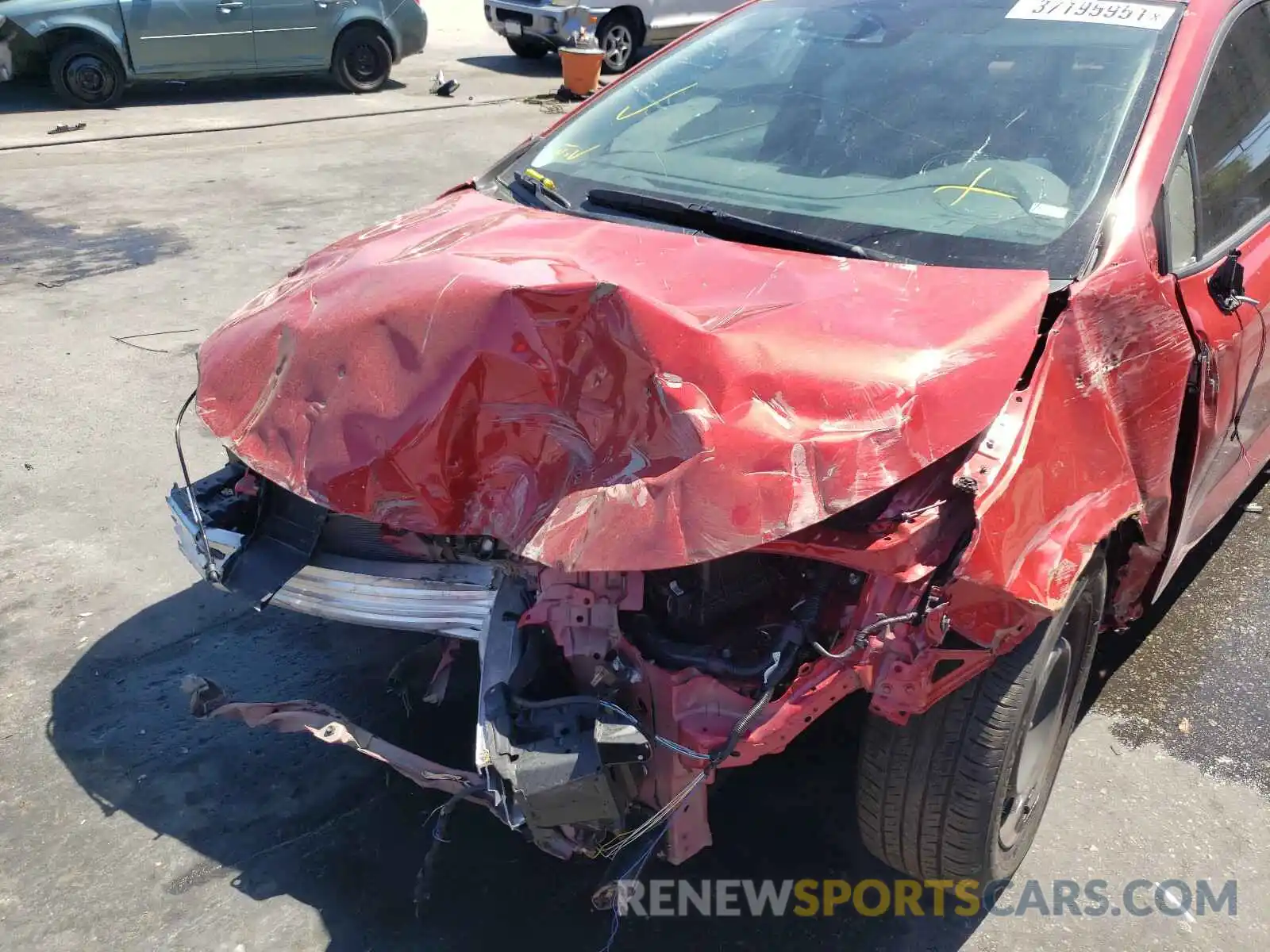 9 Photograph of a damaged car 5YFEPMAE2MP165062 TOYOTA COROLLA 2021