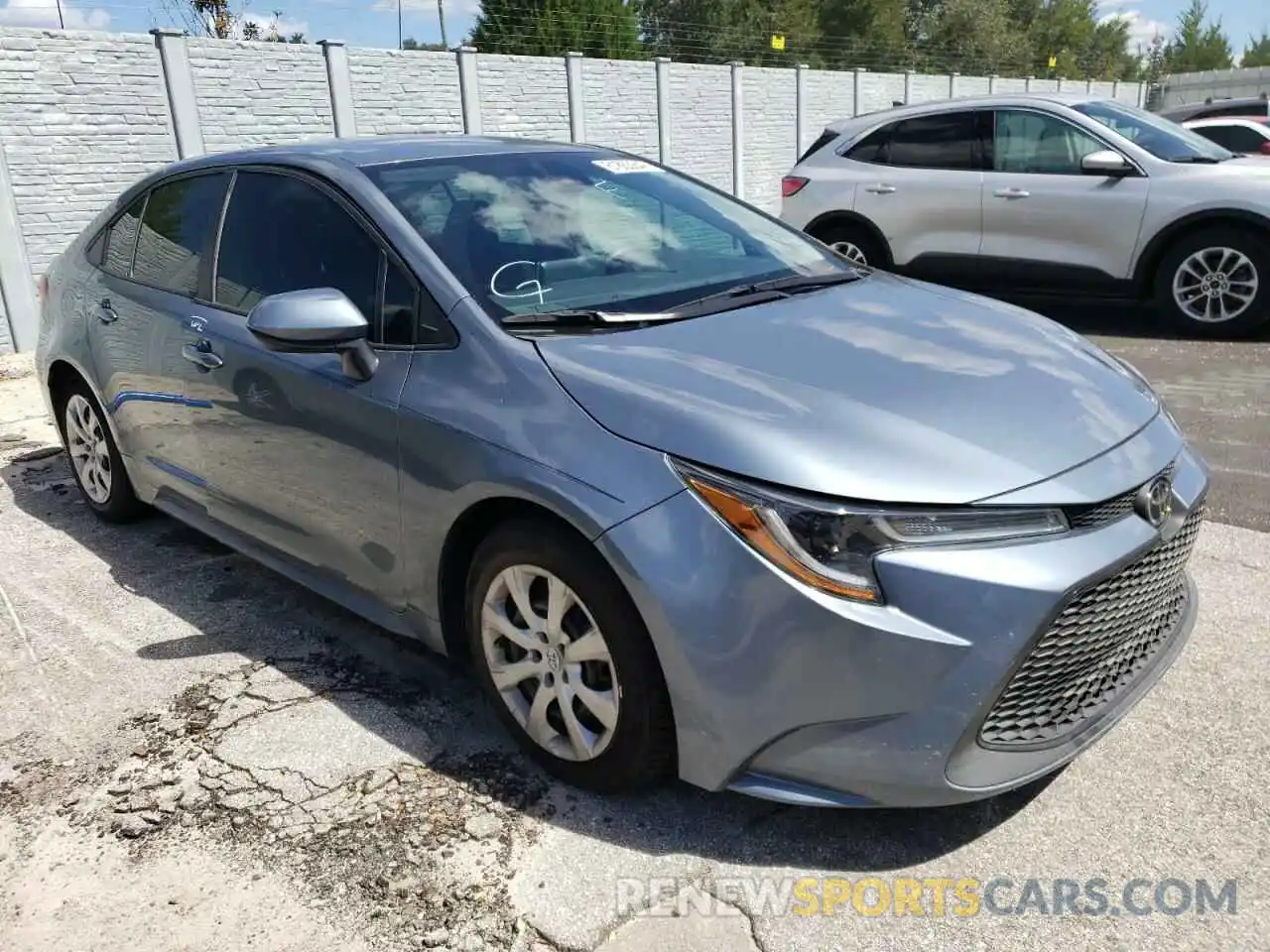 1 Photograph of a damaged car 5YFEPMAE2MP165076 TOYOTA COROLLA 2021