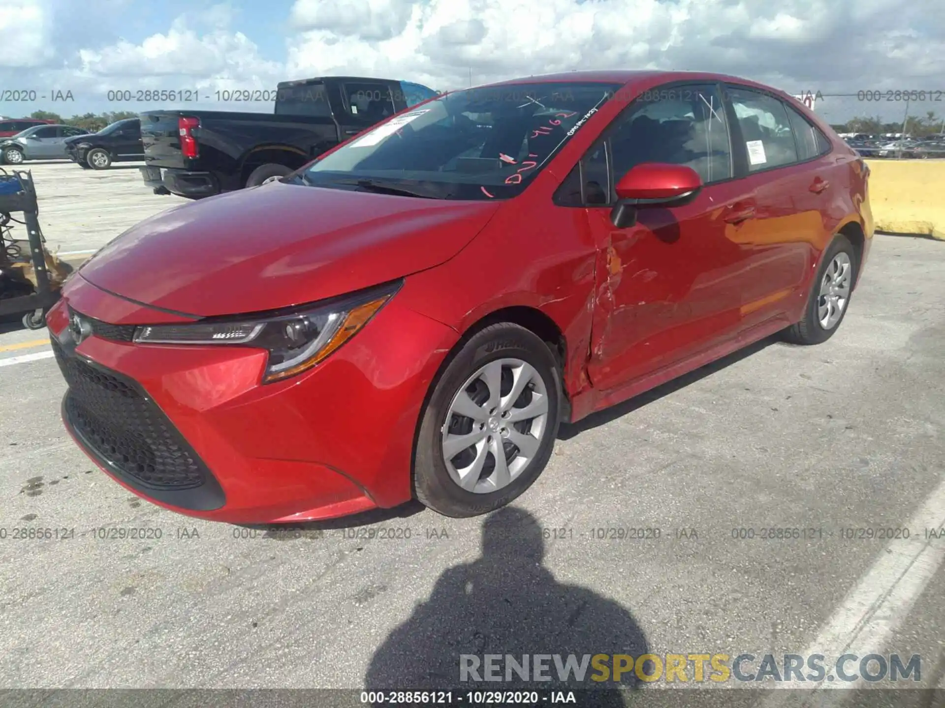 2 Photograph of a damaged car 5YFEPMAE2MP165093 TOYOTA COROLLA 2021