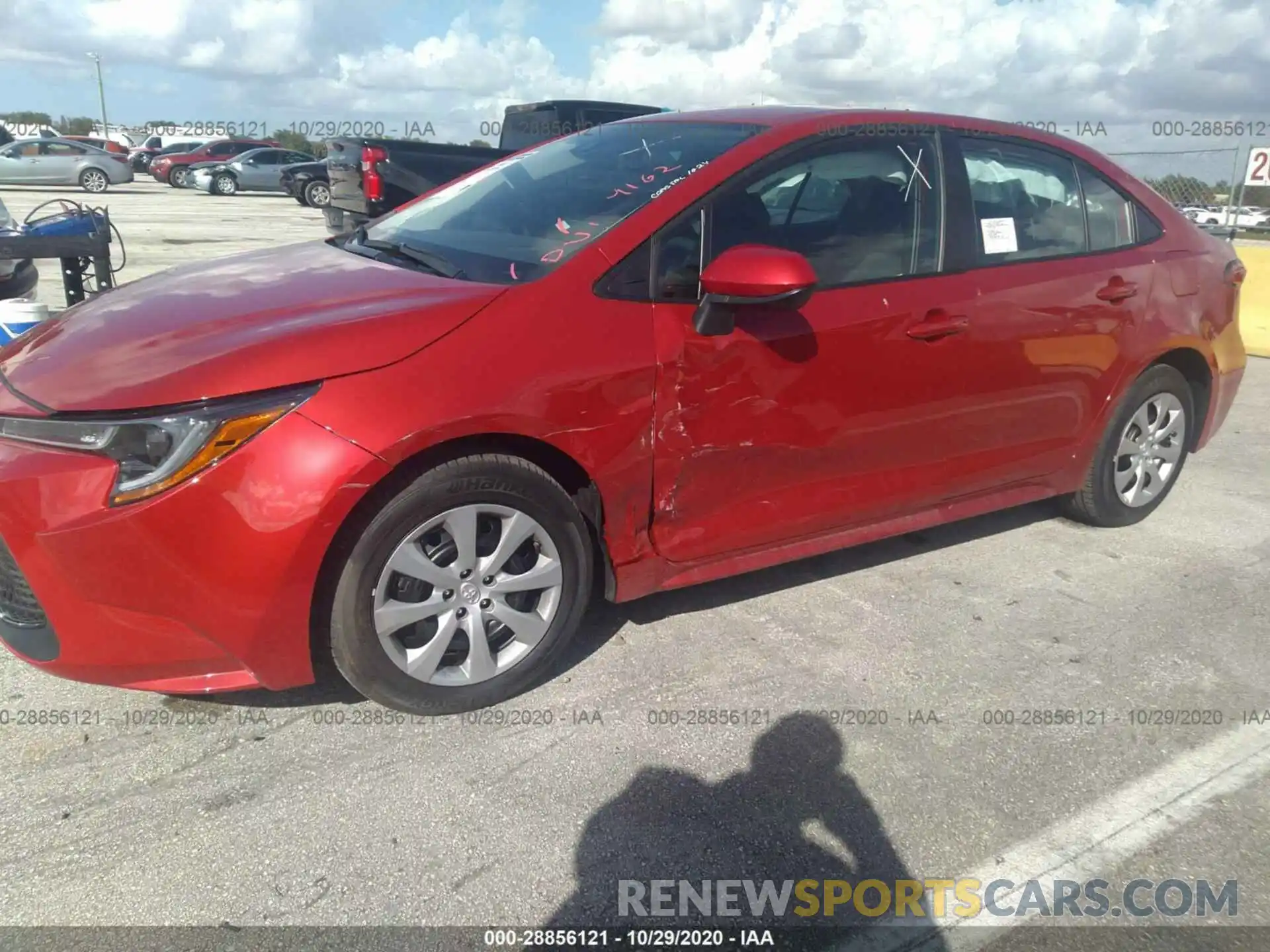 6 Photograph of a damaged car 5YFEPMAE2MP165093 TOYOTA COROLLA 2021