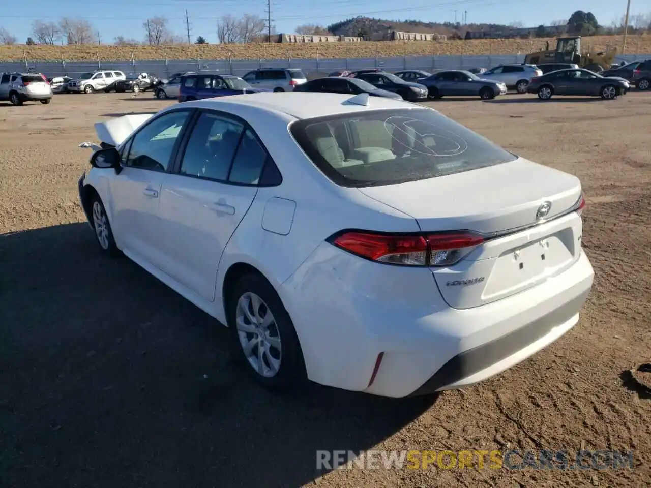 3 Photograph of a damaged car 5YFEPMAE2MP167202 TOYOTA COROLLA 2021