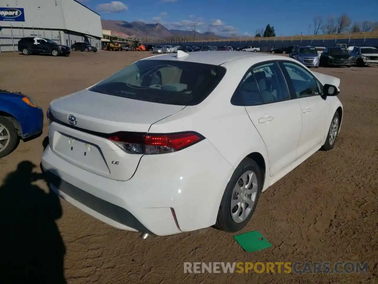 4 Photograph of a damaged car 5YFEPMAE2MP167202 TOYOTA COROLLA 2021