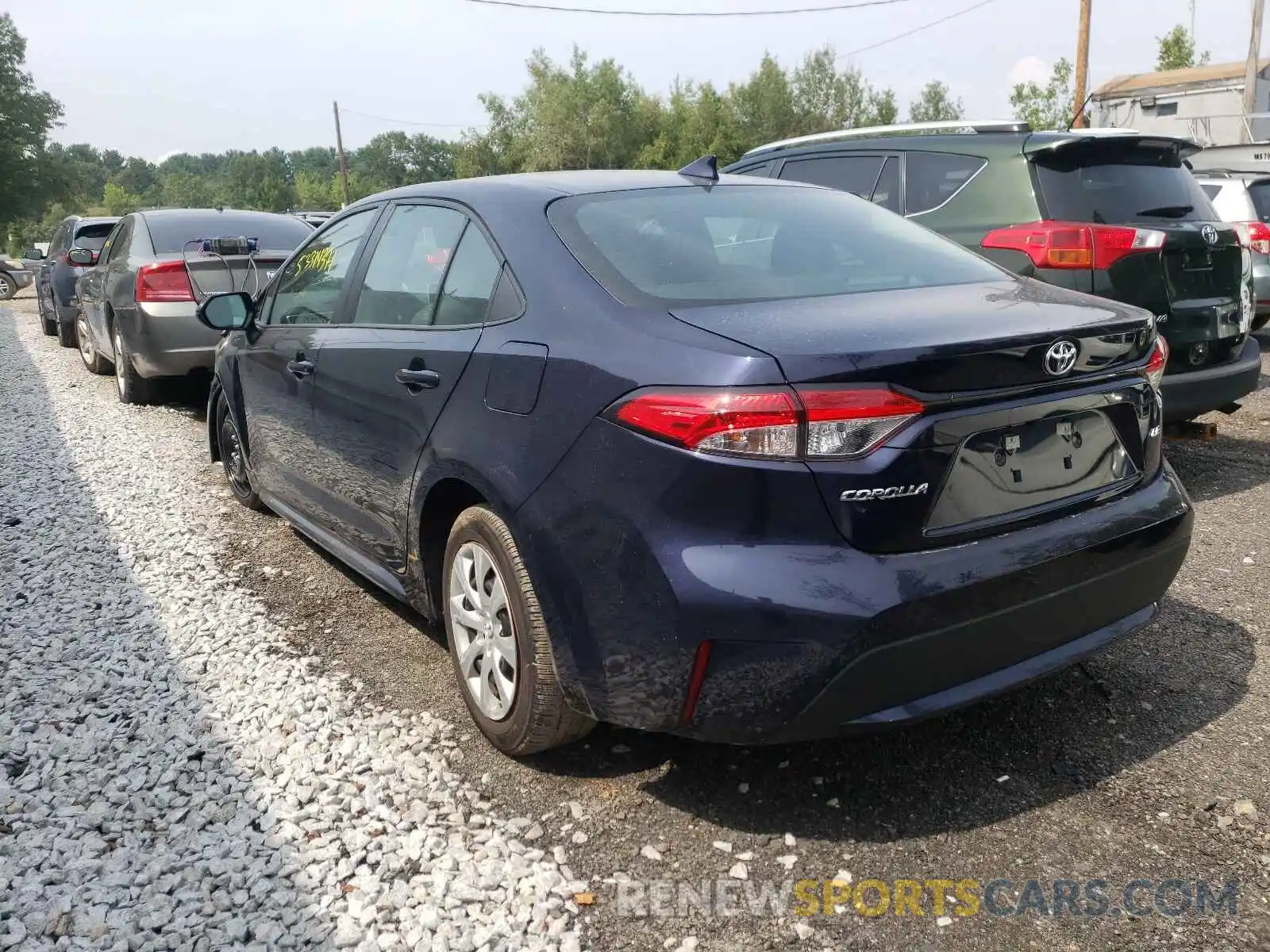 3 Photograph of a damaged car 5YFEPMAE2MP168124 TOYOTA COROLLA 2021