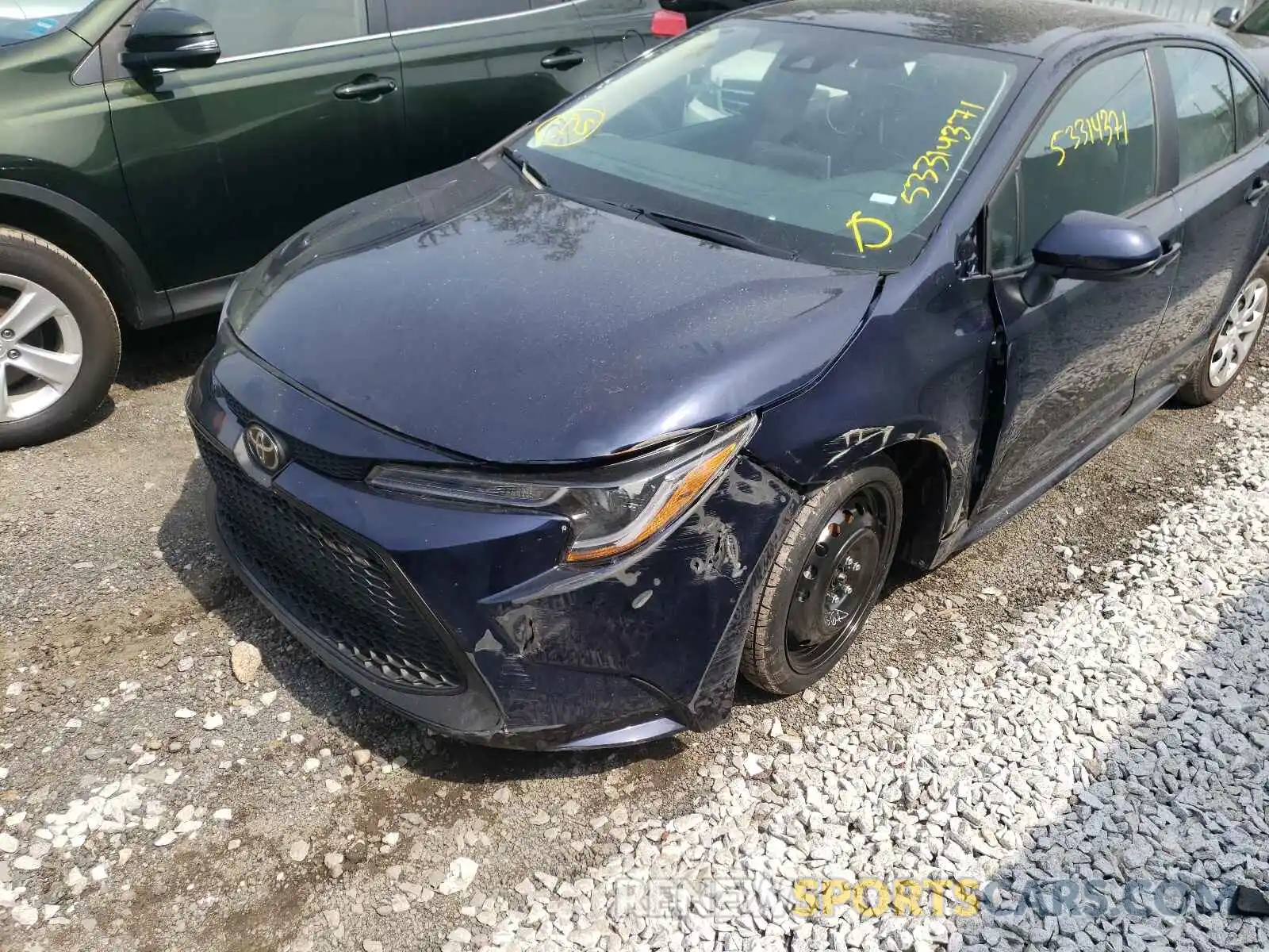 9 Photograph of a damaged car 5YFEPMAE2MP168124 TOYOTA COROLLA 2021