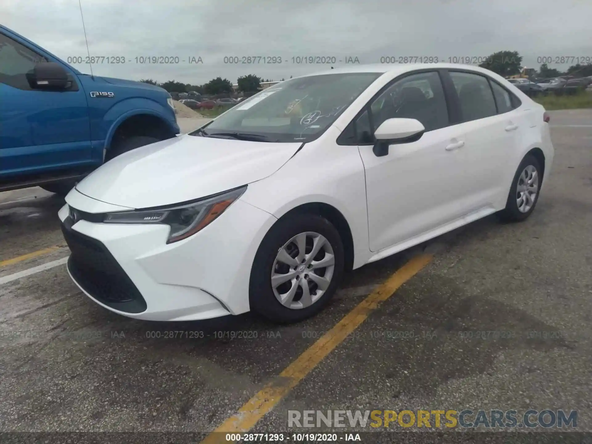 2 Photograph of a damaged car 5YFEPMAE2MP168494 TOYOTA COROLLA 2021