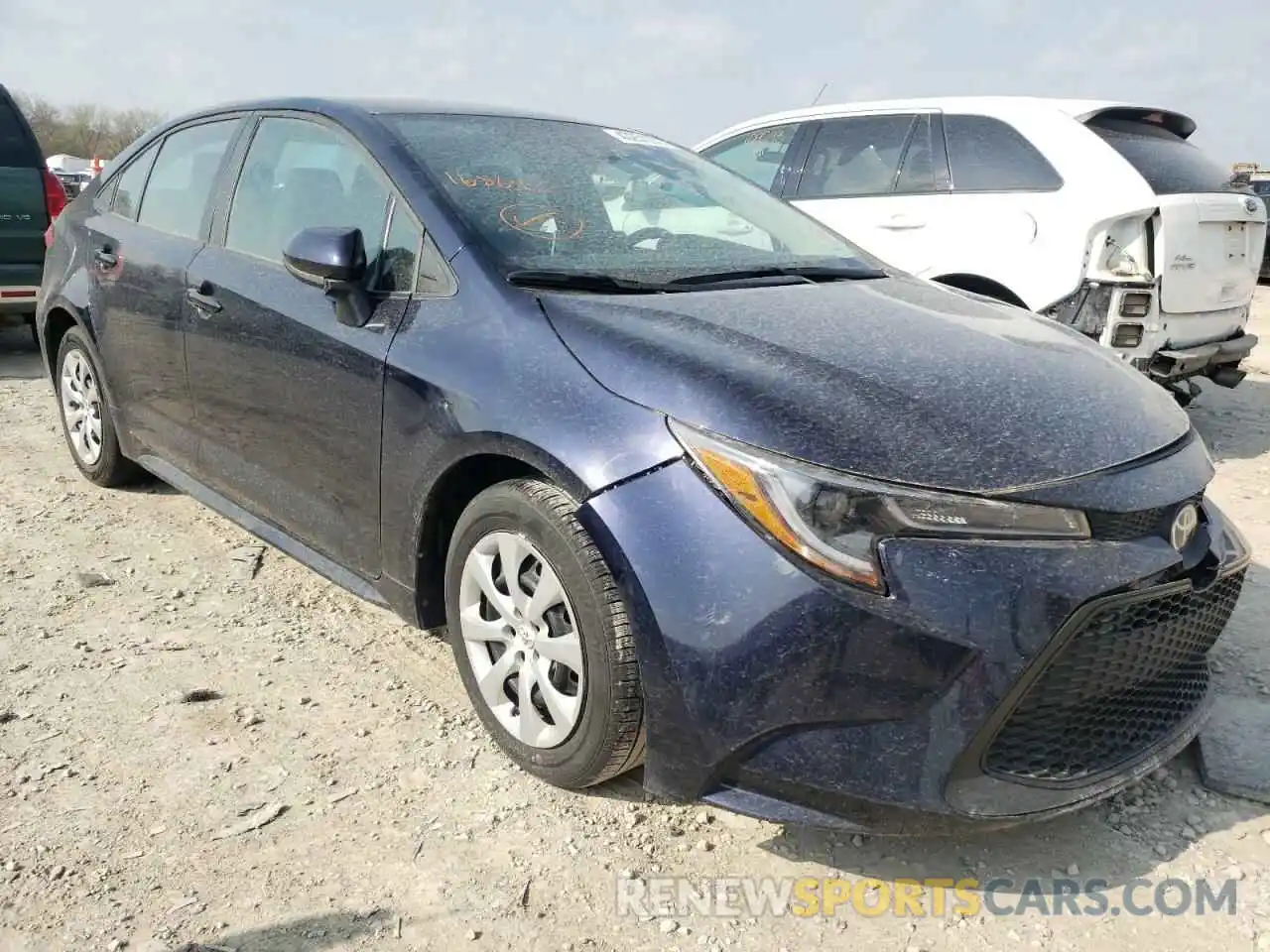 1 Photograph of a damaged car 5YFEPMAE2MP168642 TOYOTA COROLLA 2021