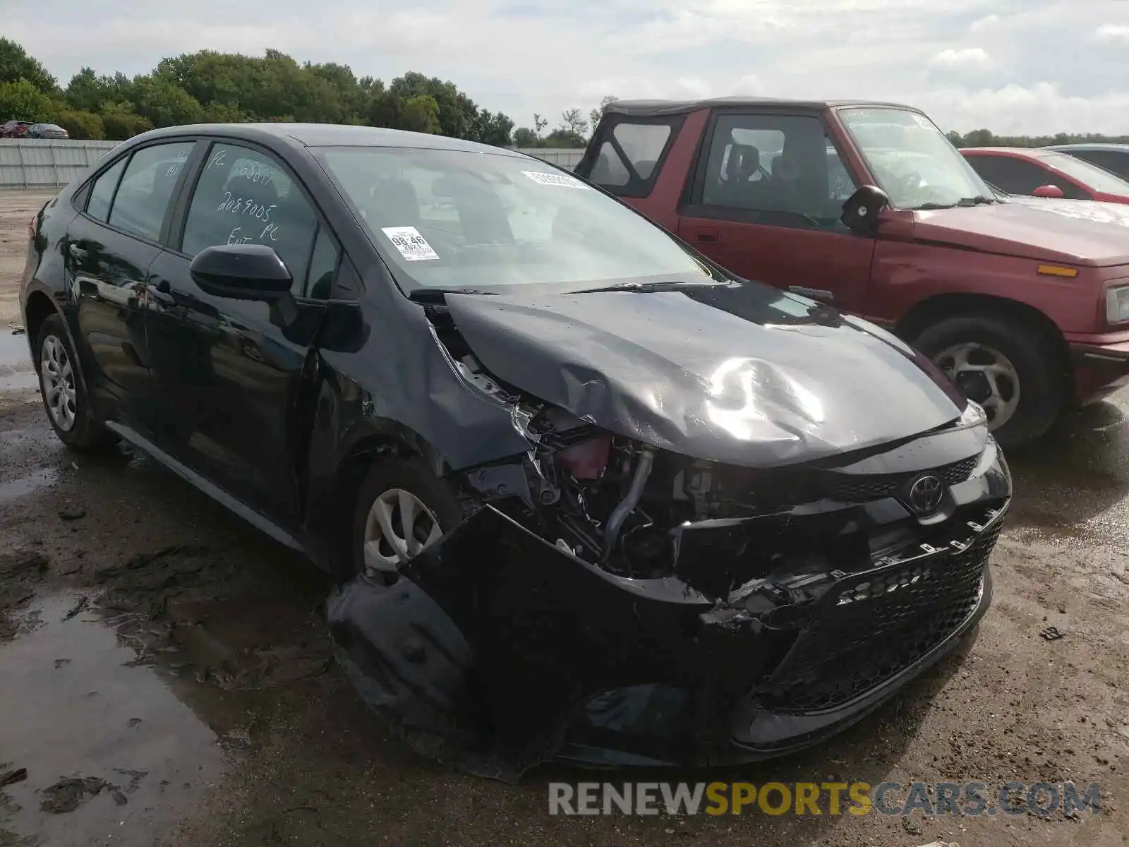 1 Photograph of a damaged car 5YFEPMAE2MP168897 TOYOTA COROLLA 2021