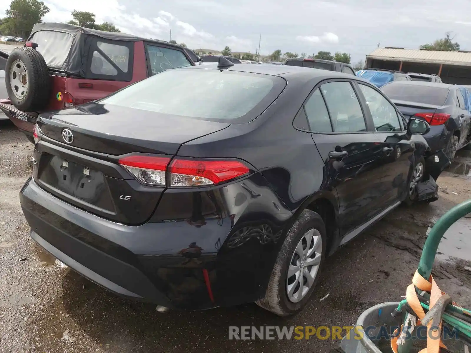 4 Photograph of a damaged car 5YFEPMAE2MP168897 TOYOTA COROLLA 2021