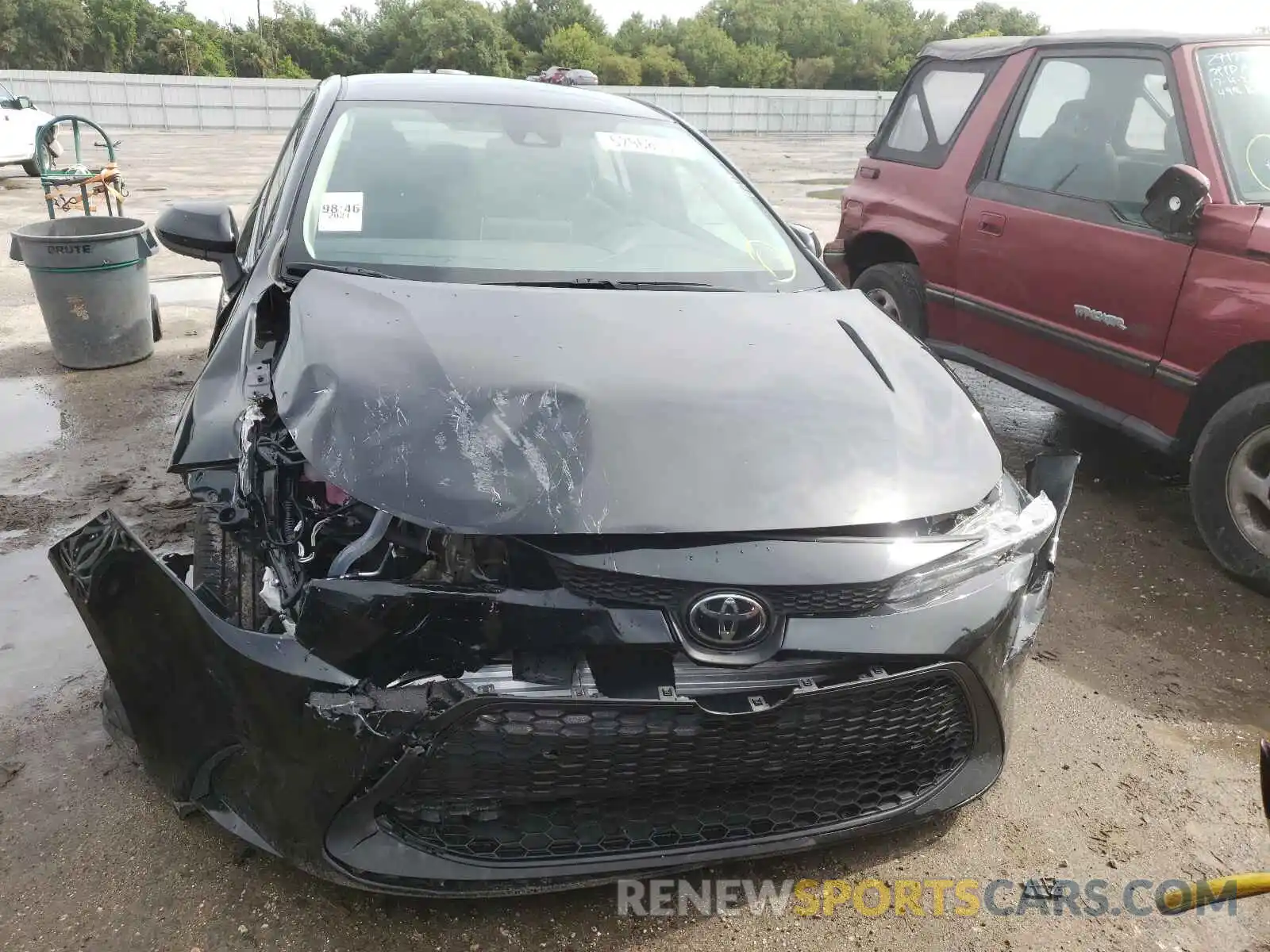 9 Photograph of a damaged car 5YFEPMAE2MP168897 TOYOTA COROLLA 2021