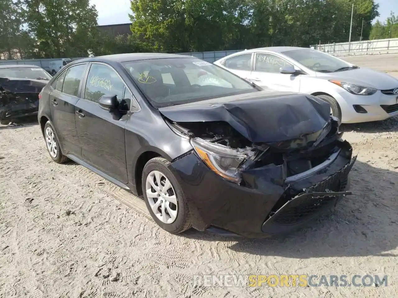 1 Photograph of a damaged car 5YFEPMAE2MP169094 TOYOTA COROLLA 2021