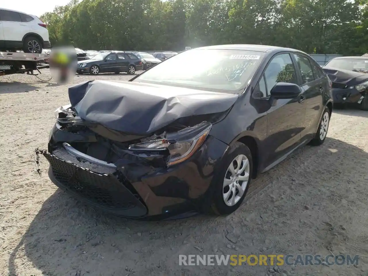 2 Photograph of a damaged car 5YFEPMAE2MP169094 TOYOTA COROLLA 2021