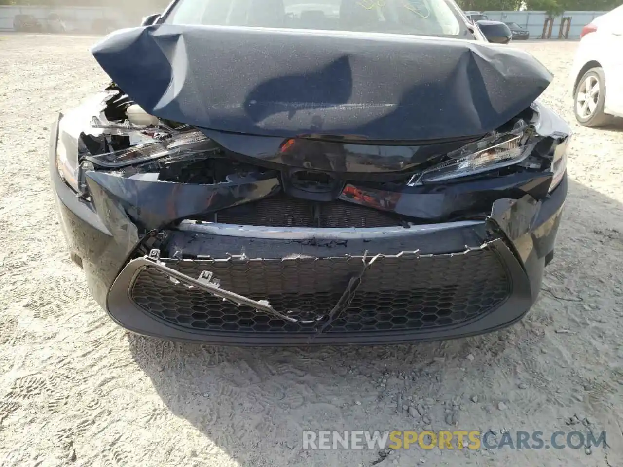 9 Photograph of a damaged car 5YFEPMAE2MP169094 TOYOTA COROLLA 2021