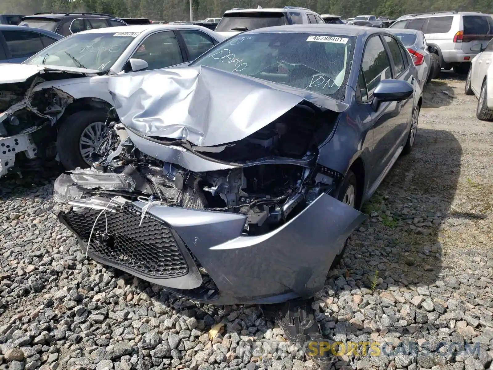 2 Photograph of a damaged car 5YFEPMAE2MP169337 TOYOTA COROLLA 2021