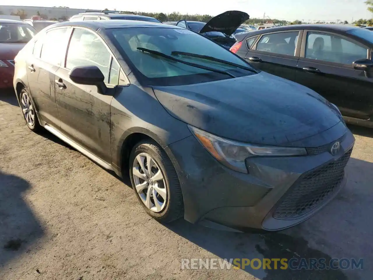 1 Photograph of a damaged car 5YFEPMAE2MP169922 TOYOTA COROLLA 2021