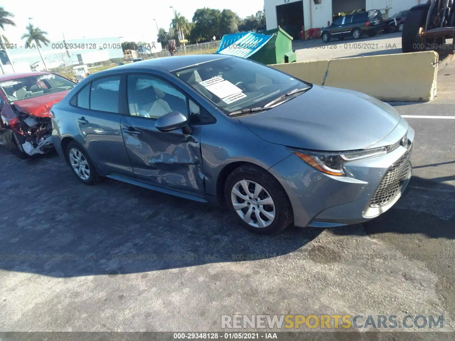 1 Photograph of a damaged car 5YFEPMAE2MP170214 TOYOTA COROLLA 2021