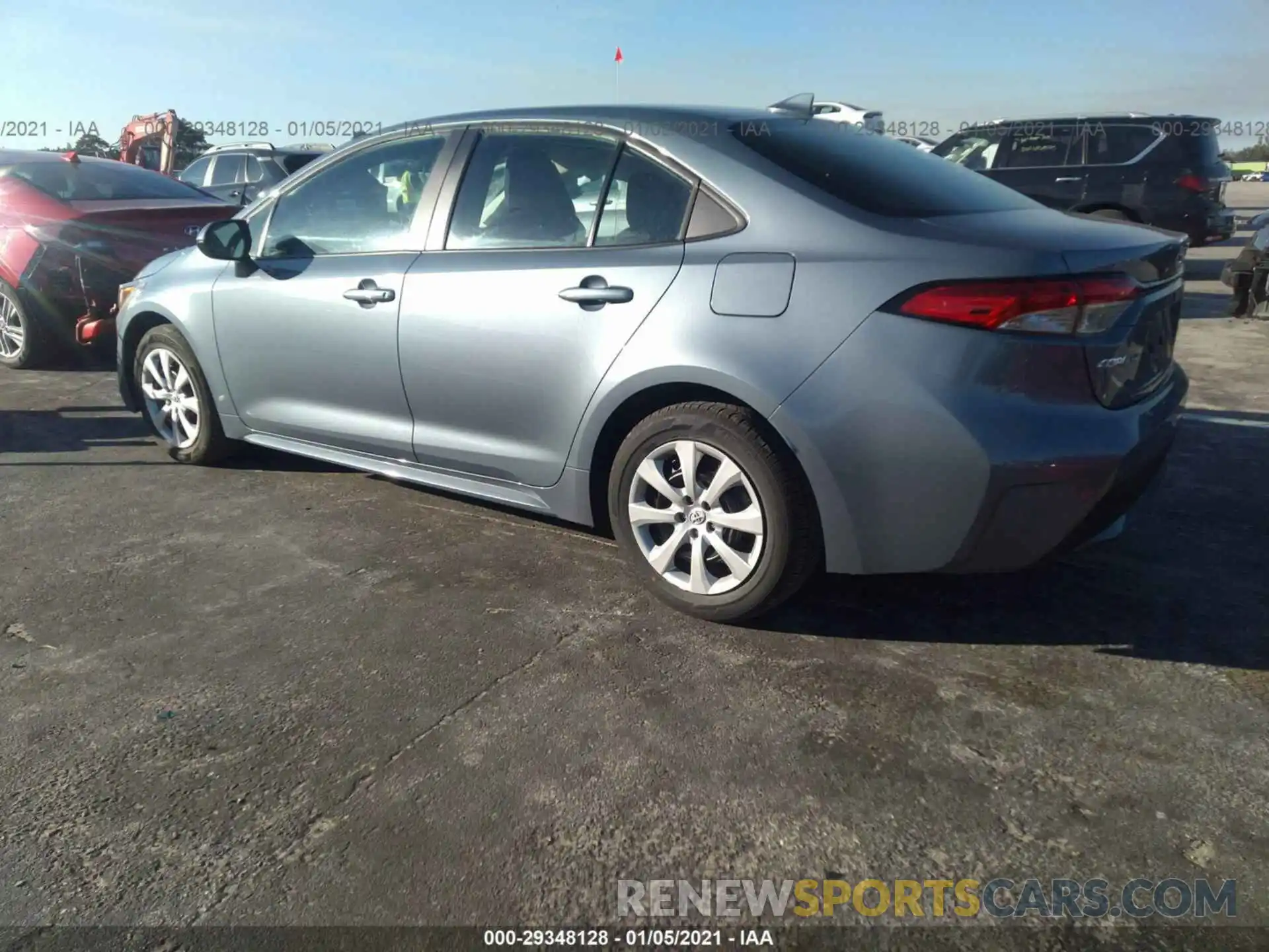 3 Photograph of a damaged car 5YFEPMAE2MP170214 TOYOTA COROLLA 2021