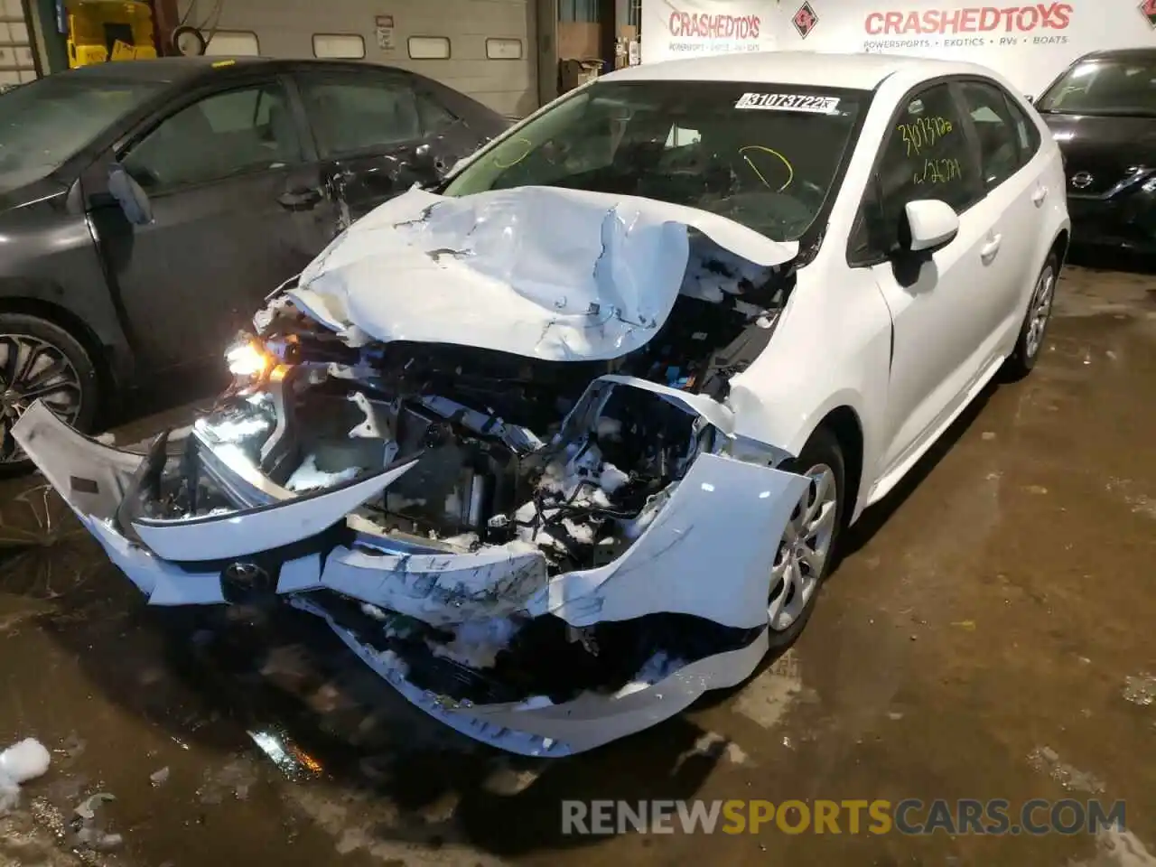 2 Photograph of a damaged car 5YFEPMAE2MP171475 TOYOTA COROLLA 2021