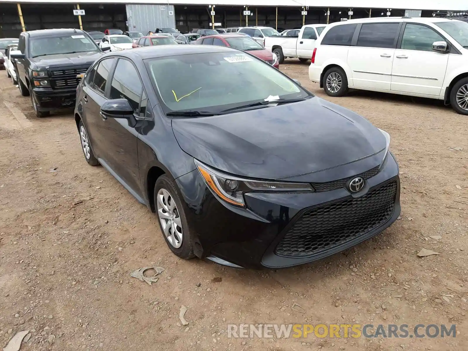 1 Photograph of a damaged car 5YFEPMAE2MP172870 TOYOTA COROLLA 2021