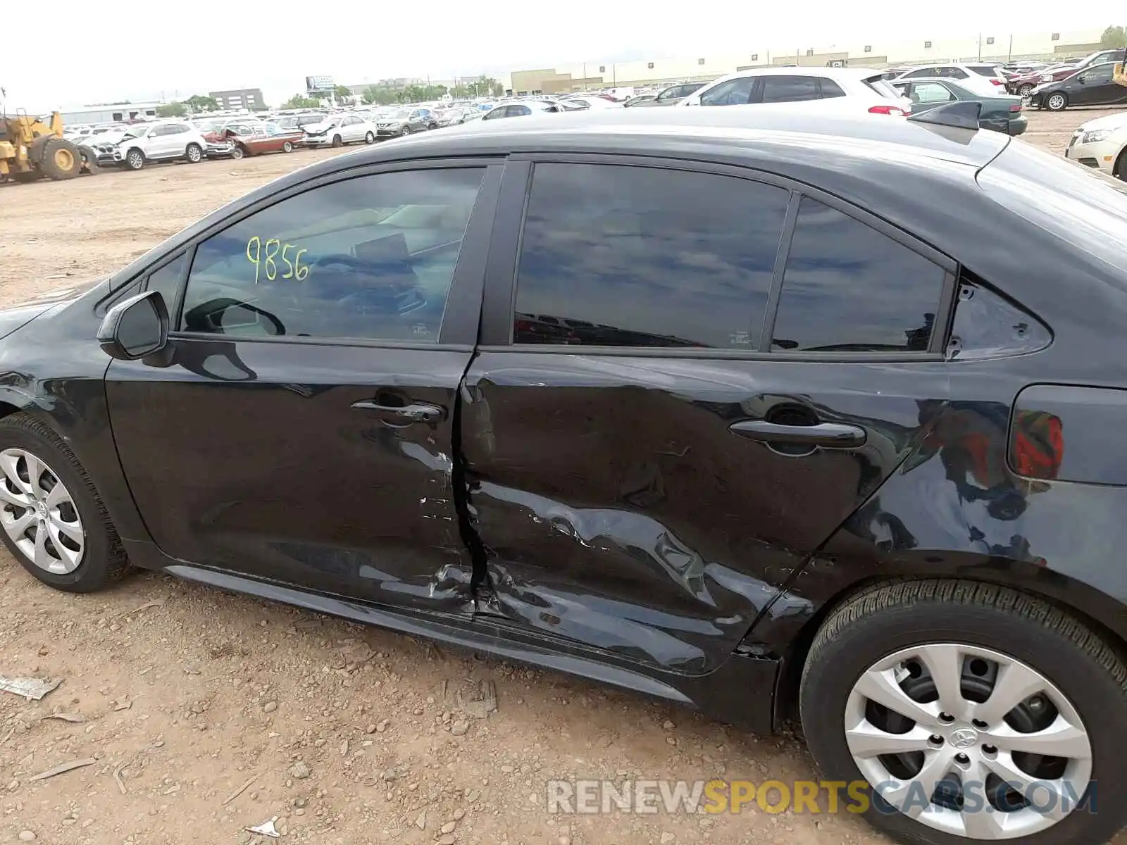 9 Photograph of a damaged car 5YFEPMAE2MP172870 TOYOTA COROLLA 2021