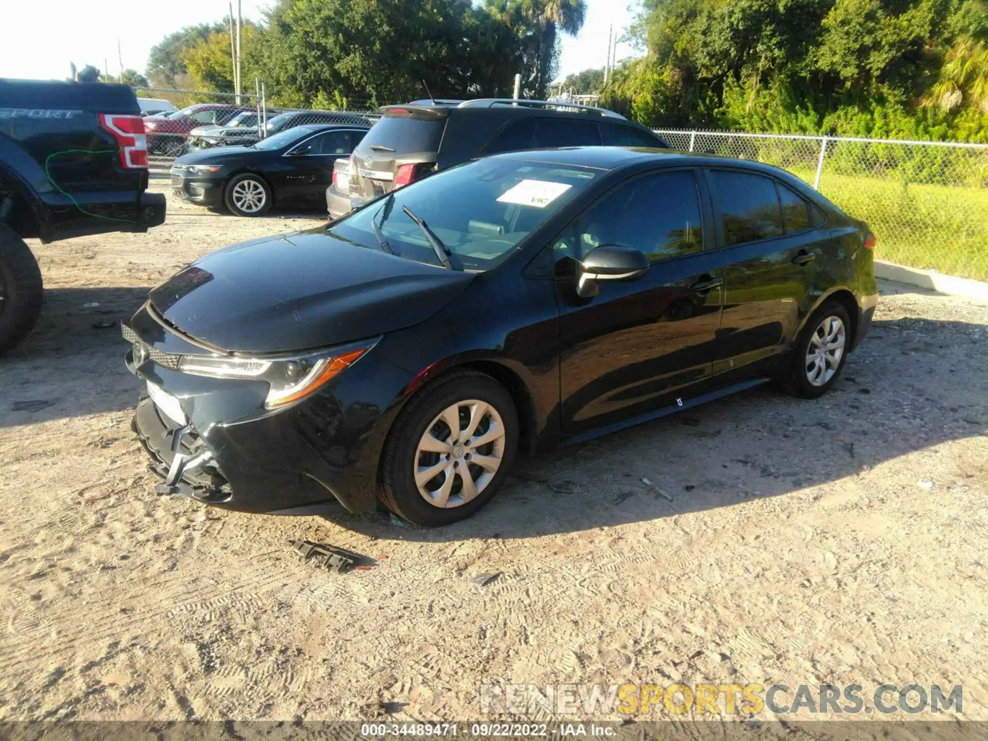 2 Photograph of a damaged car 5YFEPMAE2MP173159 TOYOTA COROLLA 2021