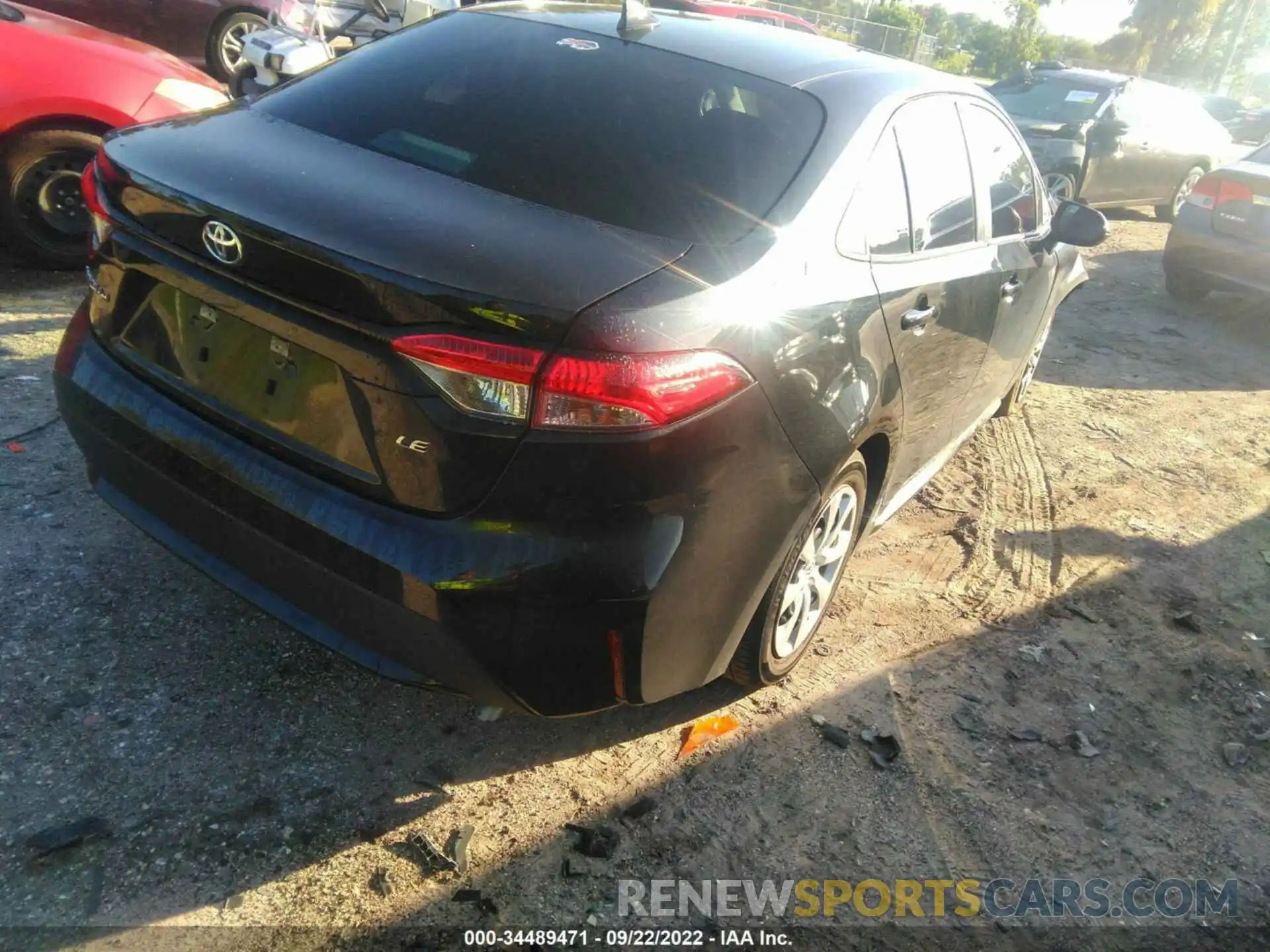 4 Photograph of a damaged car 5YFEPMAE2MP173159 TOYOTA COROLLA 2021