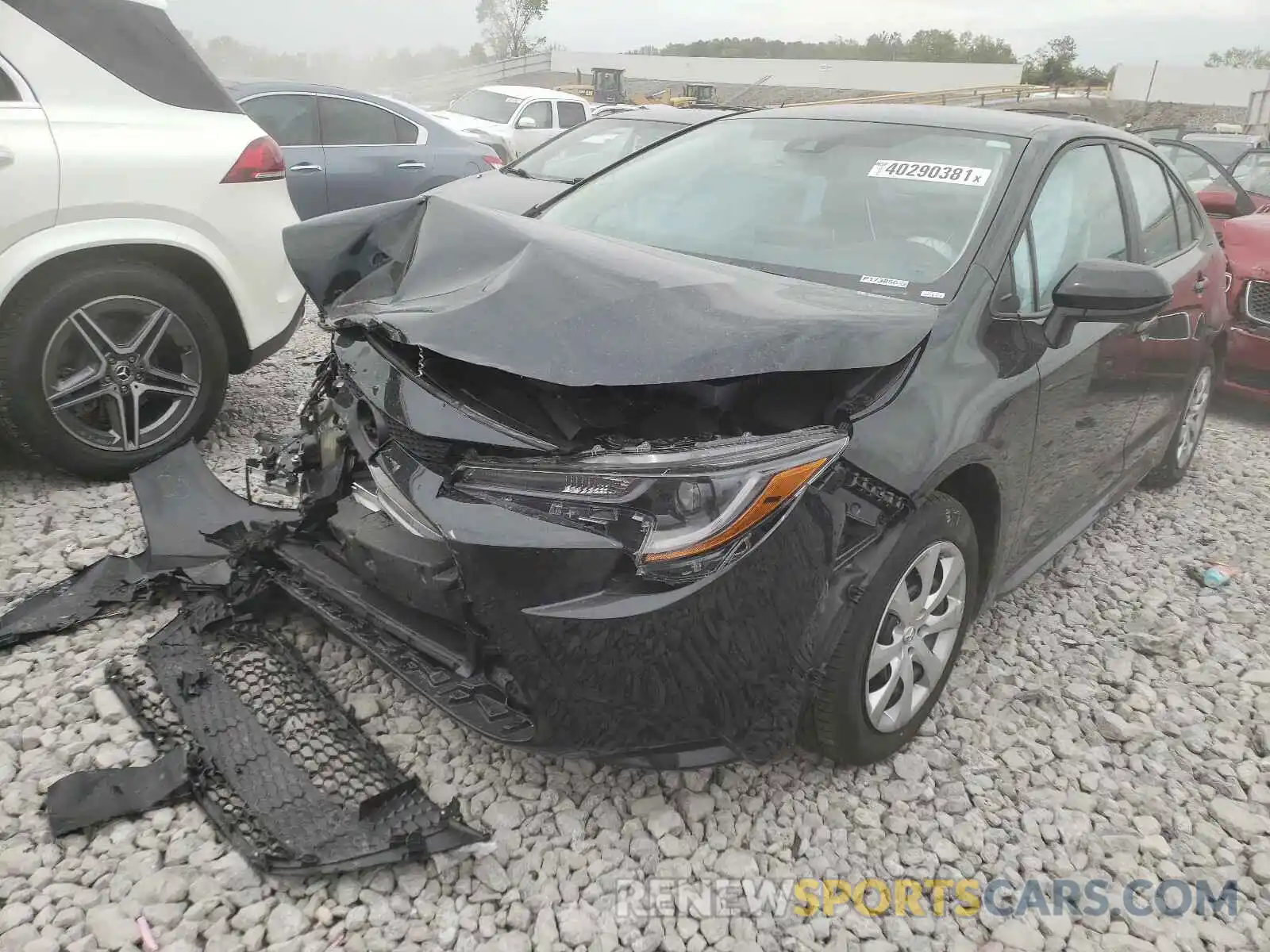 2 Photograph of a damaged car 5YFEPMAE2MP173856 TOYOTA COROLLA 2021