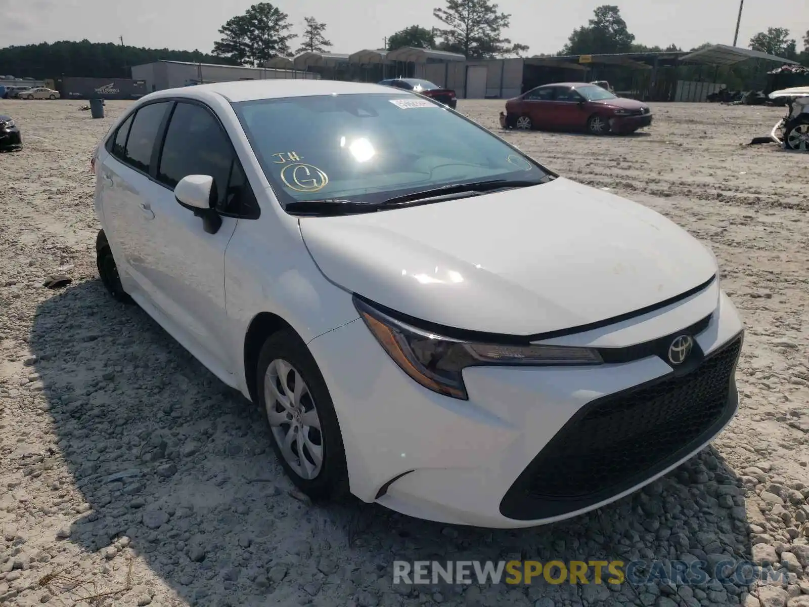 1 Photograph of a damaged car 5YFEPMAE2MP174828 TOYOTA COROLLA 2021