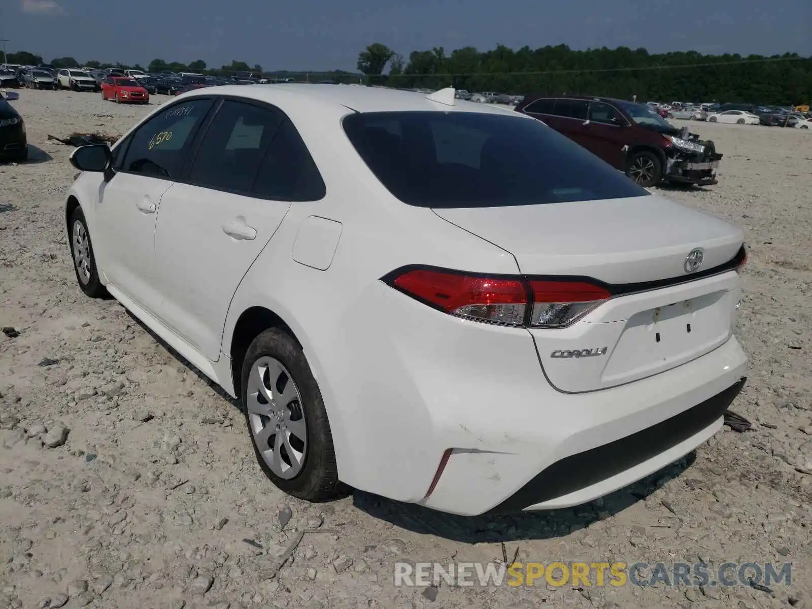 3 Photograph of a damaged car 5YFEPMAE2MP174828 TOYOTA COROLLA 2021