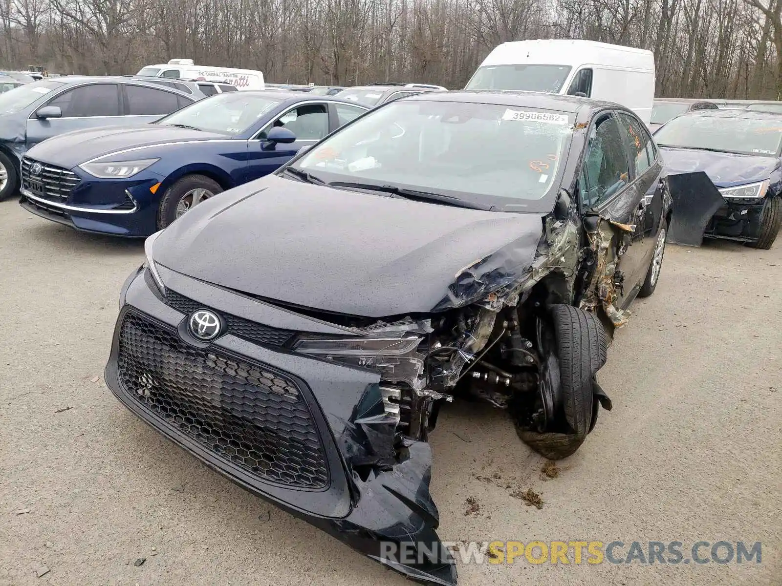 2 Photograph of a damaged car 5YFEPMAE2MP175171 TOYOTA COROLLA 2021